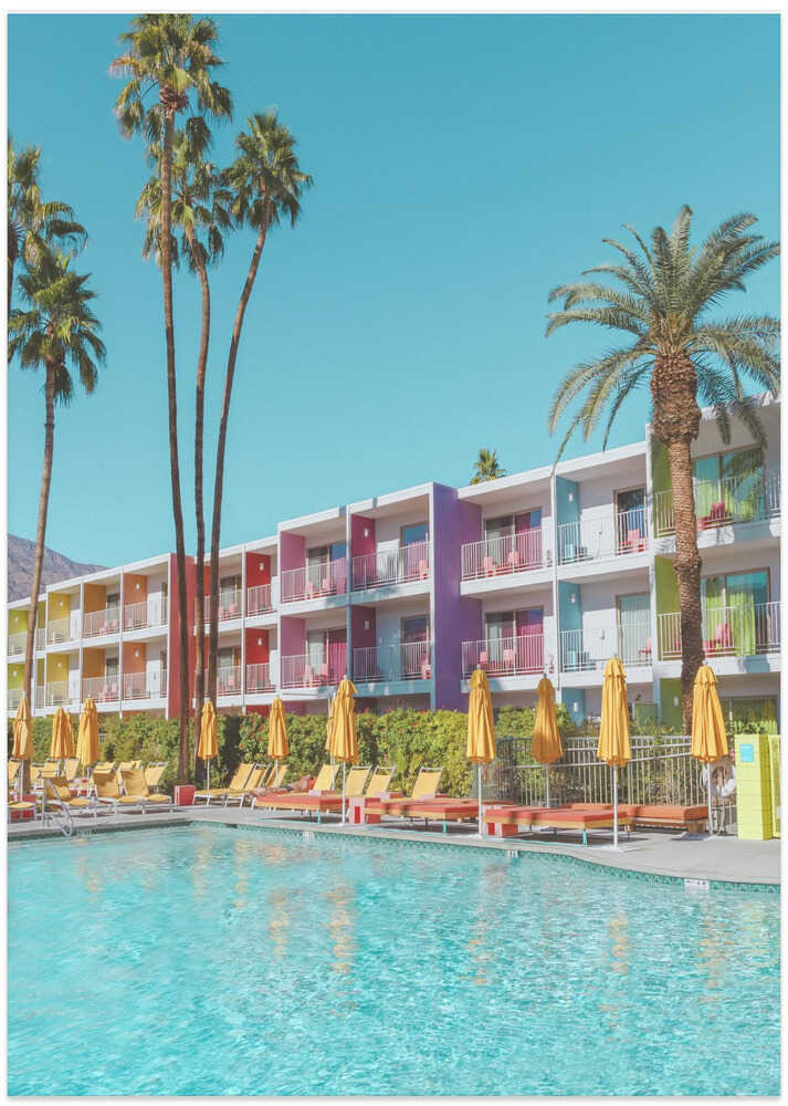 Saguaro Hotel Poolside in Palm Springs
