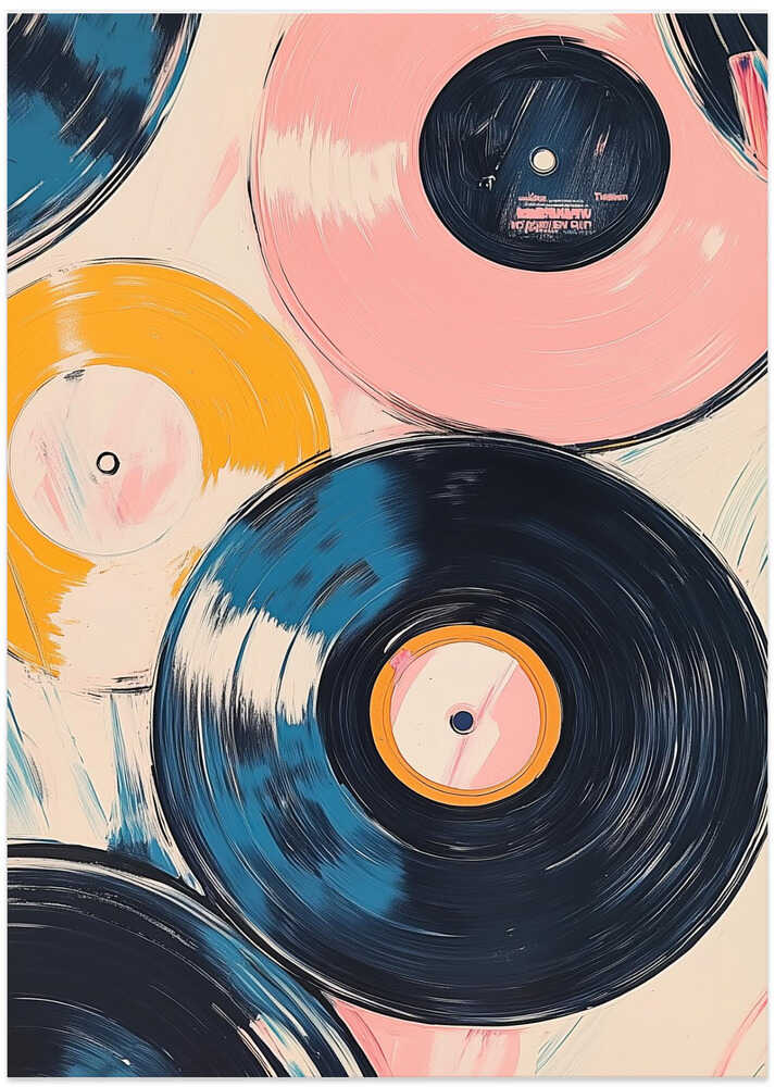 Colorful Vinyl Records