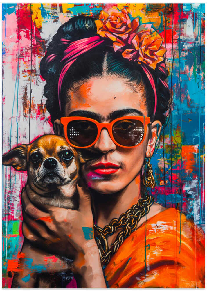 Colorful Pop Art Woman