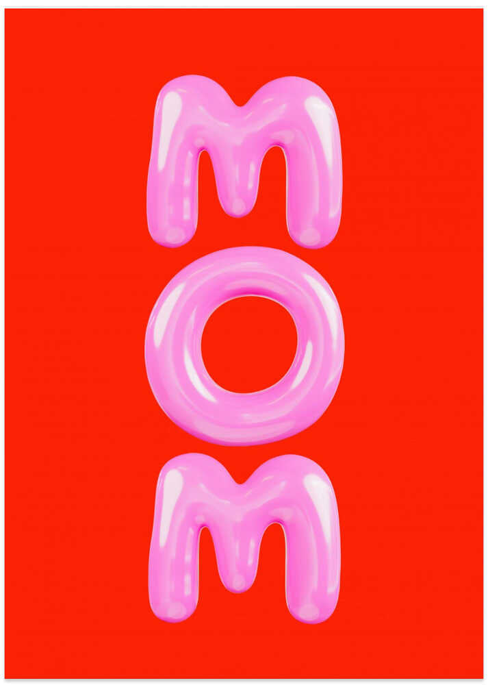 Bubblegum Pattern Mom