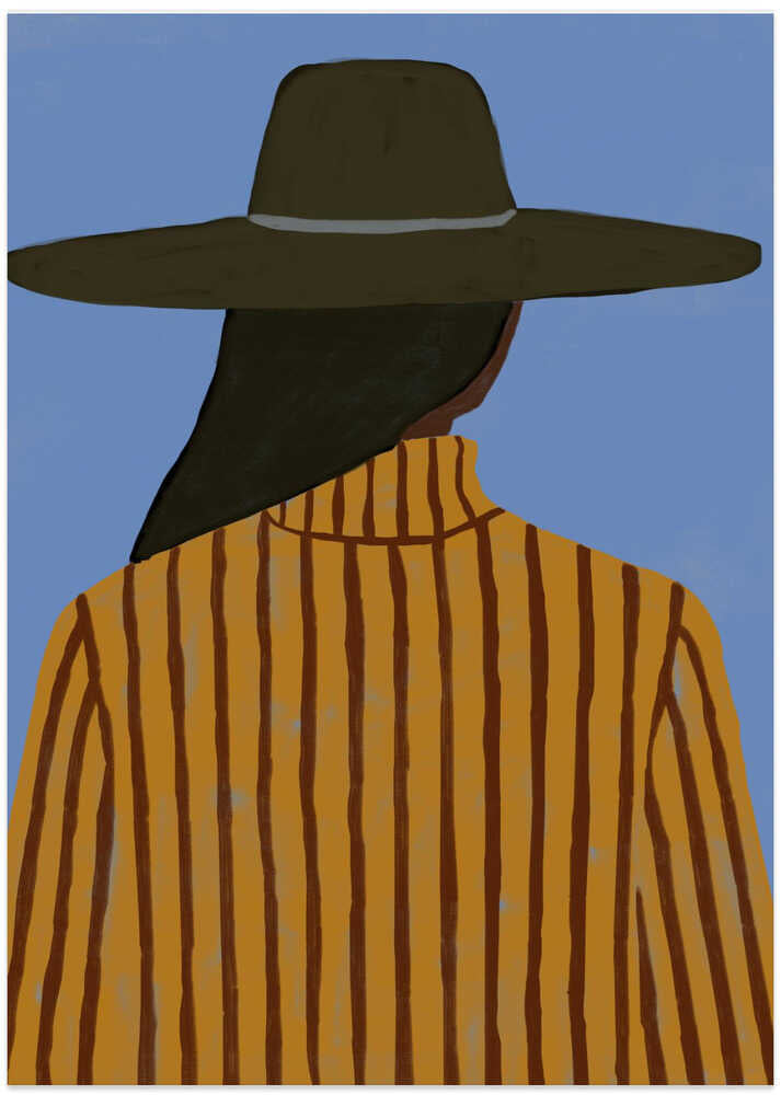 Modern Woman with Hat