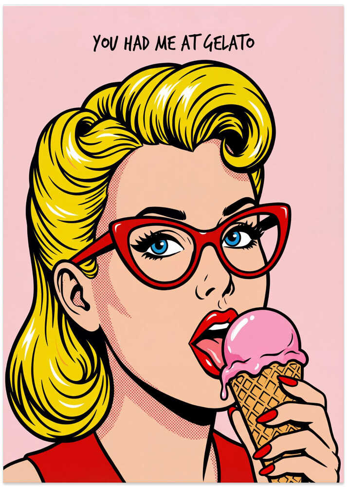 Retro Girl Gelato