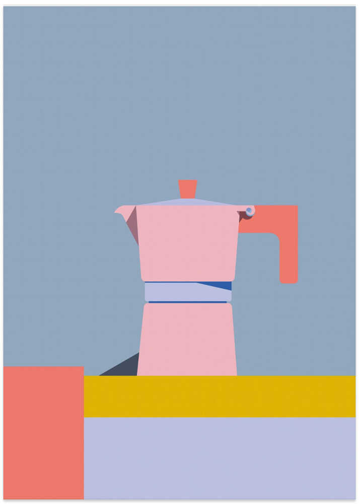 Pink Moka Pot