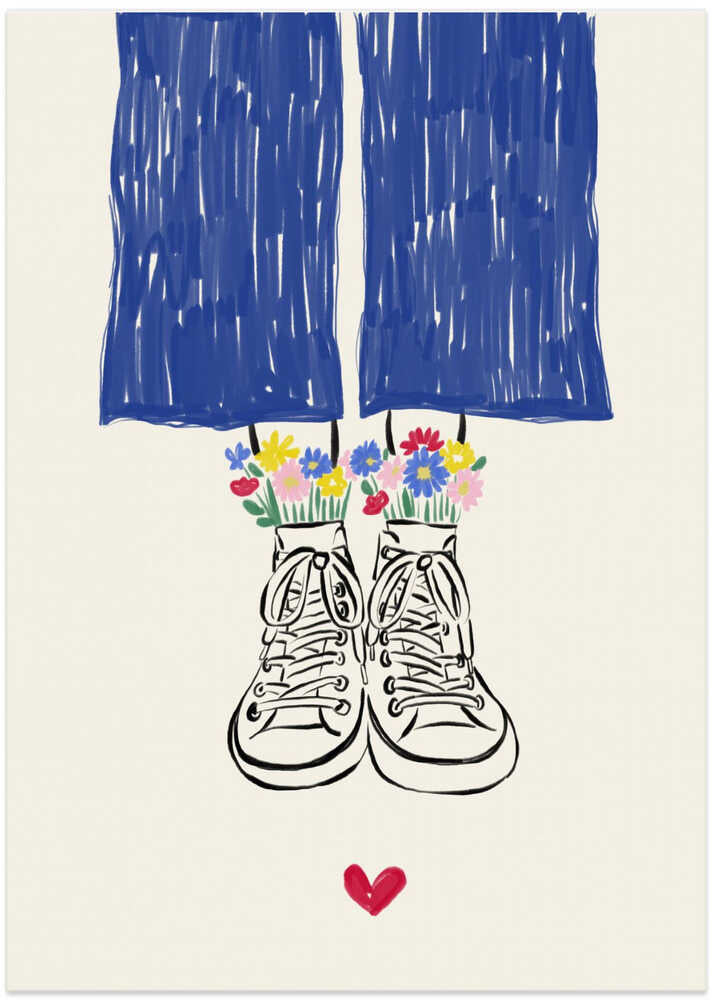 Flowery Shoes Love