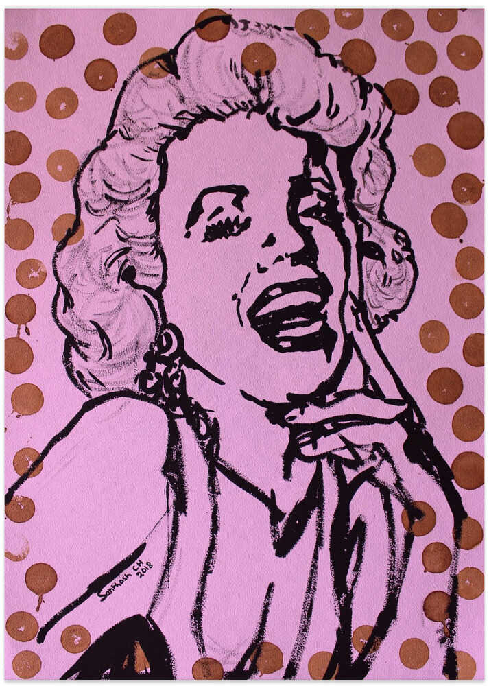 Laughing Pop Art Woman