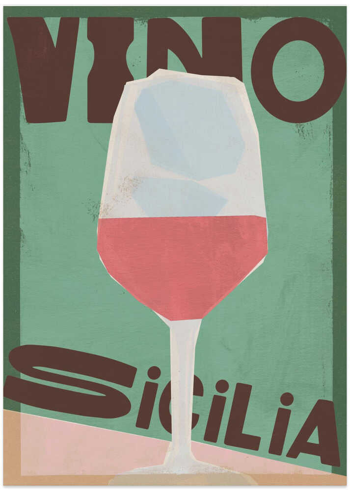 Vino Sicilia Glass