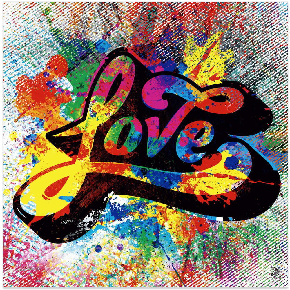 Colorful Love Splatter