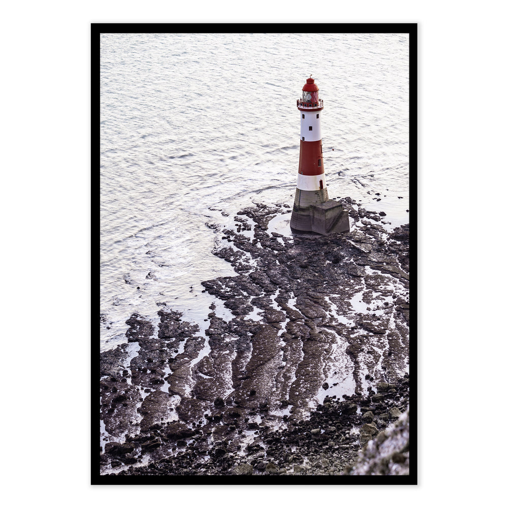 Red Lighthouse Photographic Print