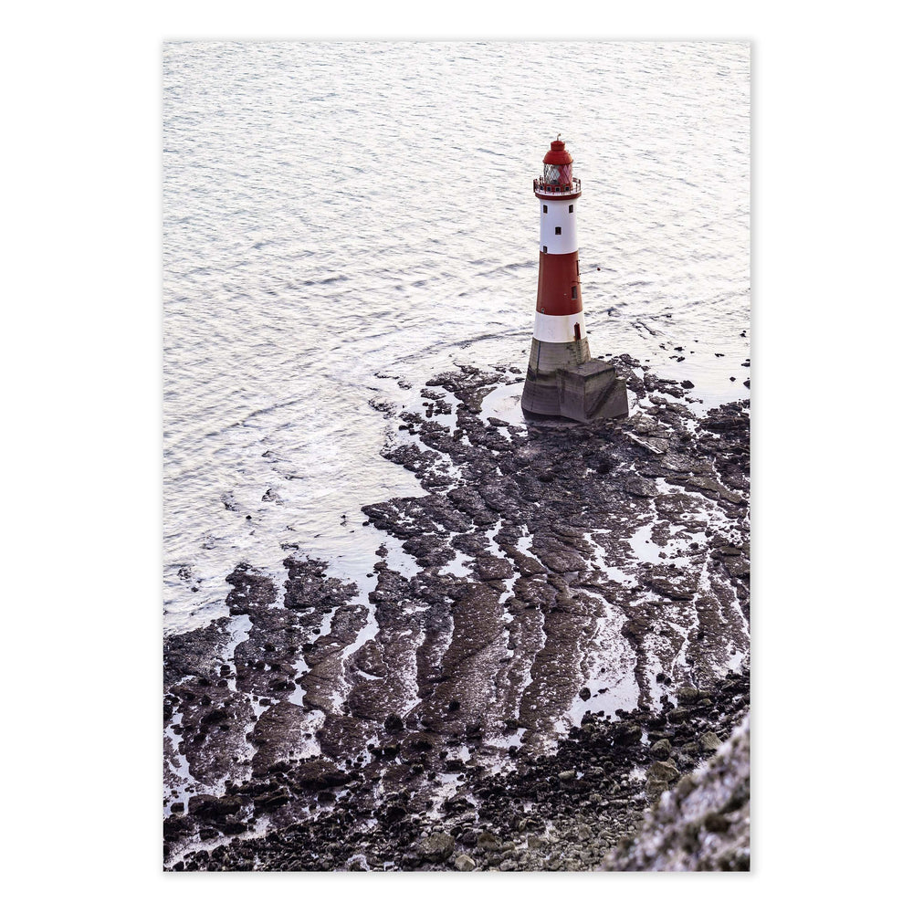 Red Lighthouse Photographic Print