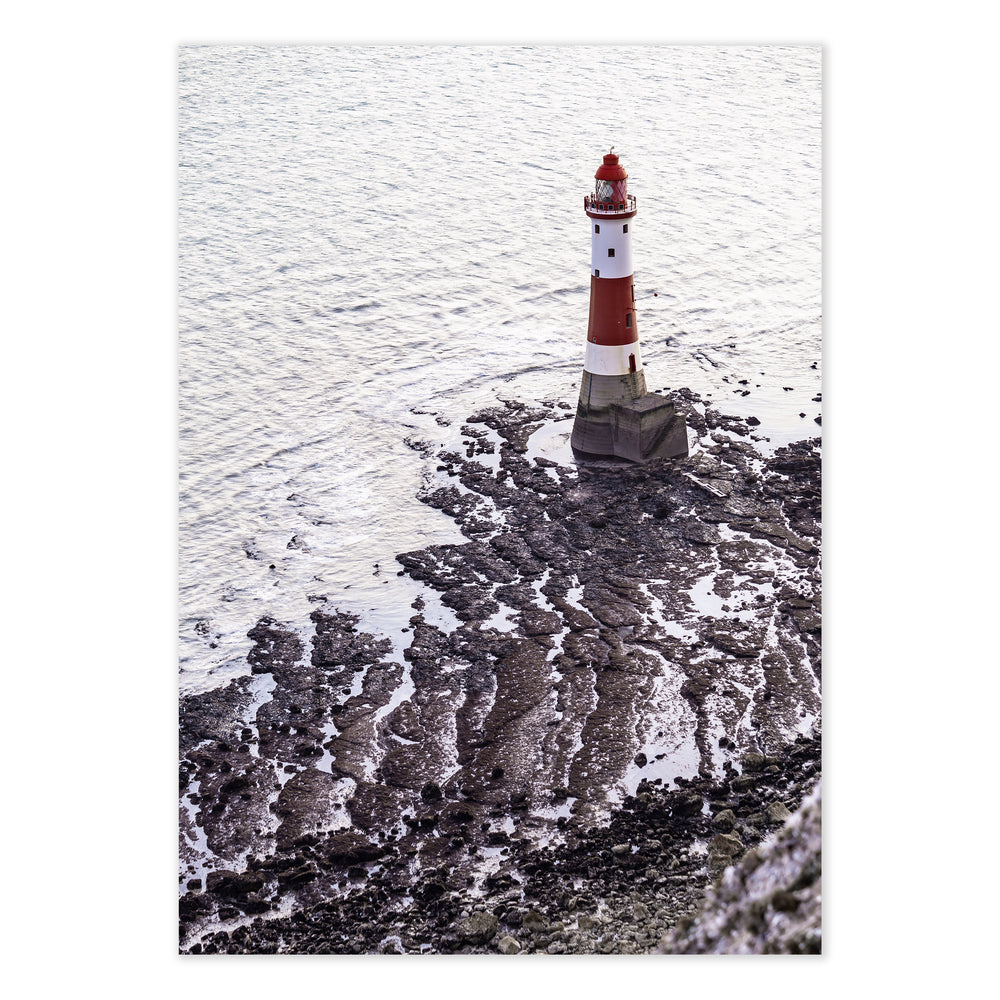 Red Lighthouse Photographic Print