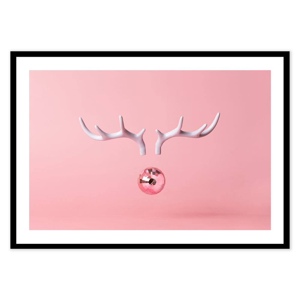 Pink Rudolf Photographic Print