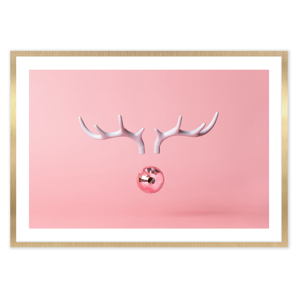 Pink Rudolf Photographic Print