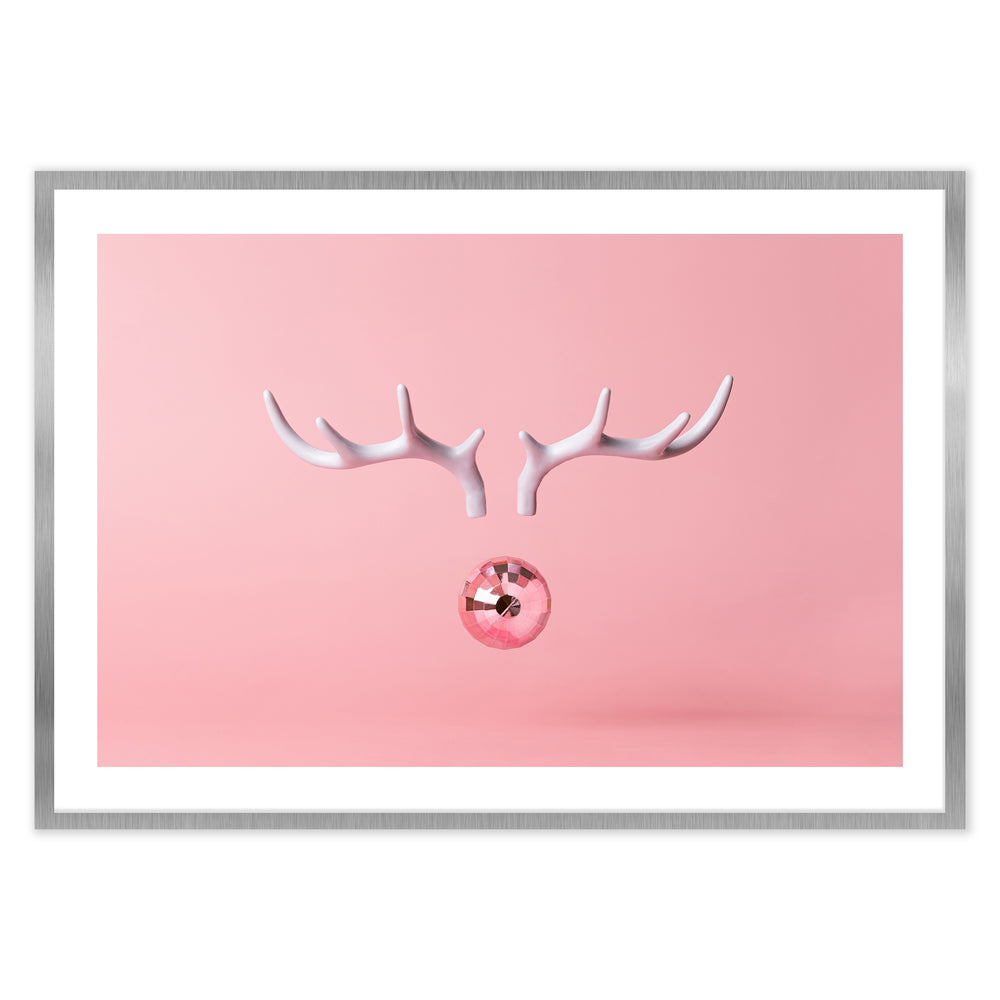 Pink Rudolf Photographic Print