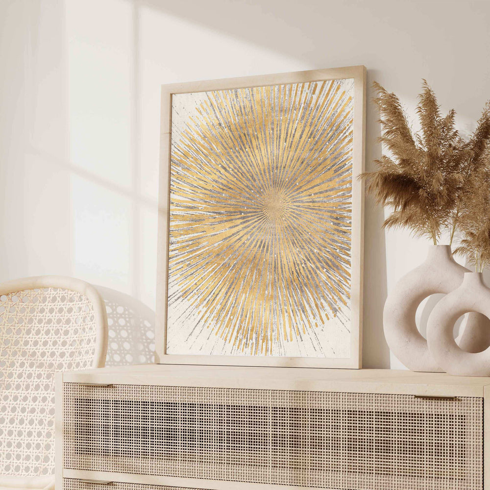 Sunburst Abstract Wall Art