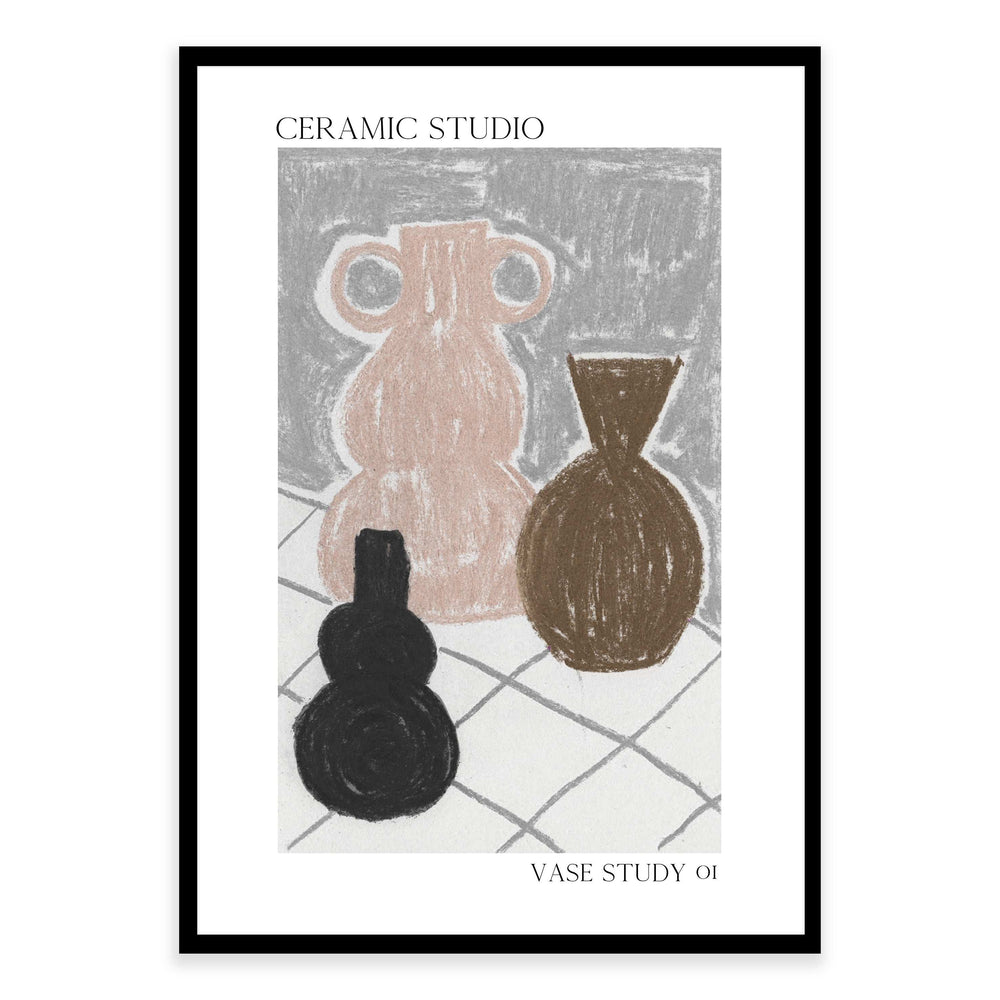 Ceramic Studio Vase Study 01
