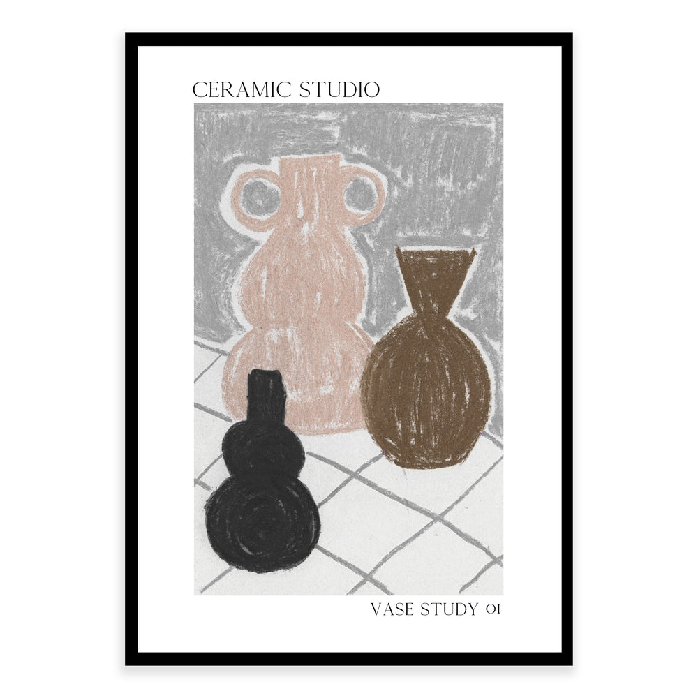Ceramic Studio Vase Study 01