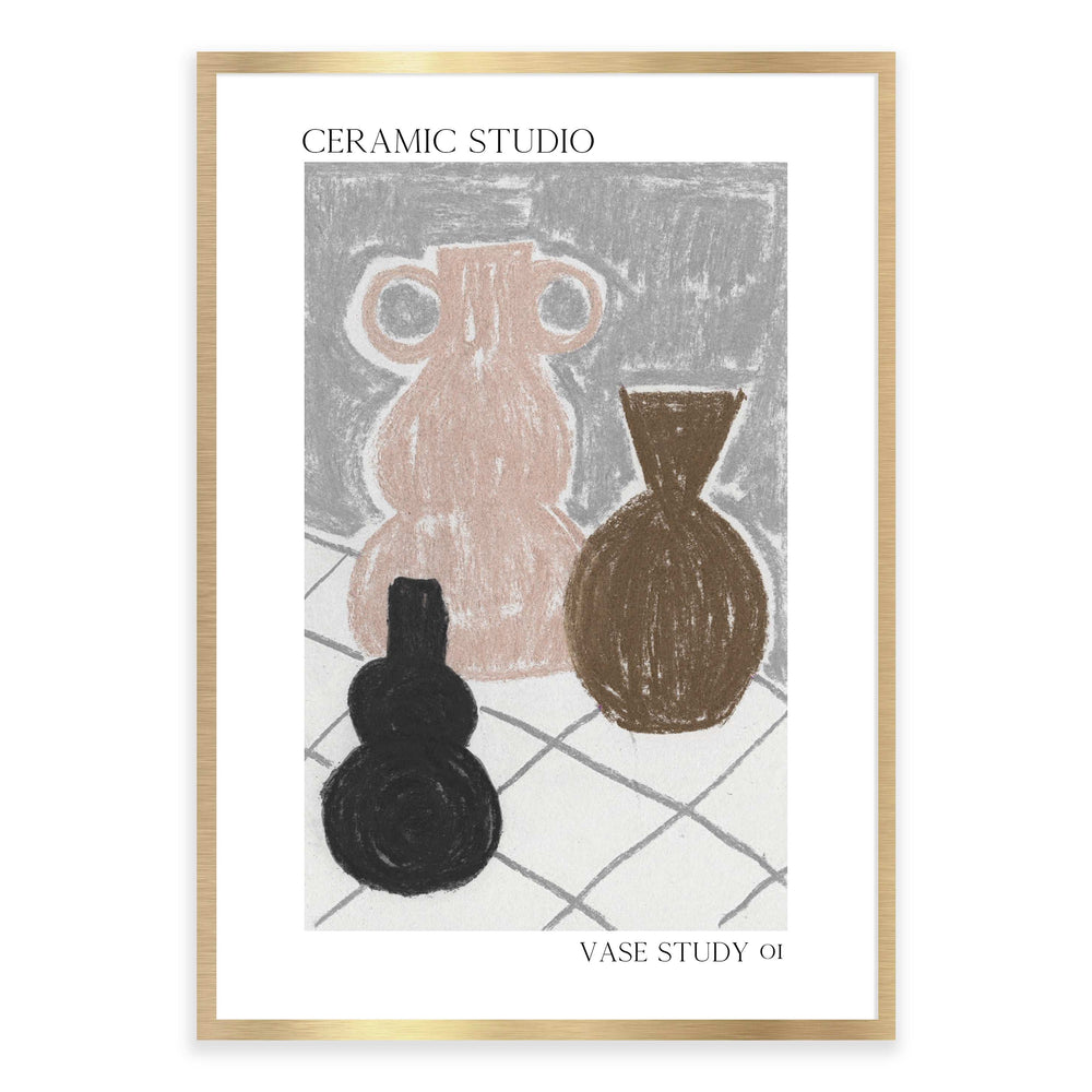 Ceramic Studio Vase Study 01