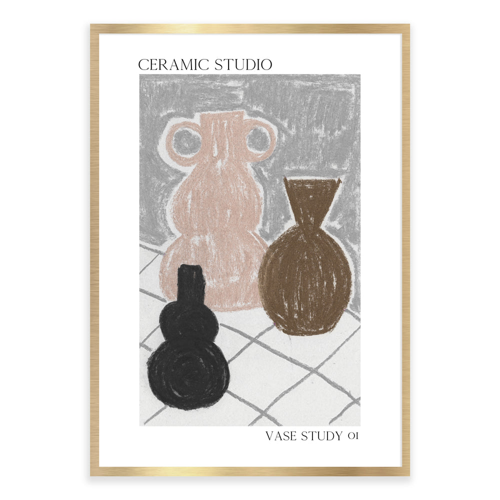 Ceramic Studio Vase Study 01