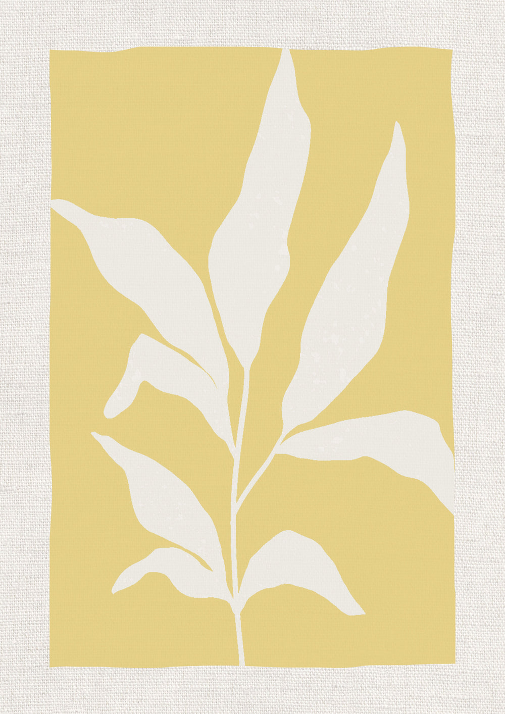 Lemon Leaf Abstract Wall Art