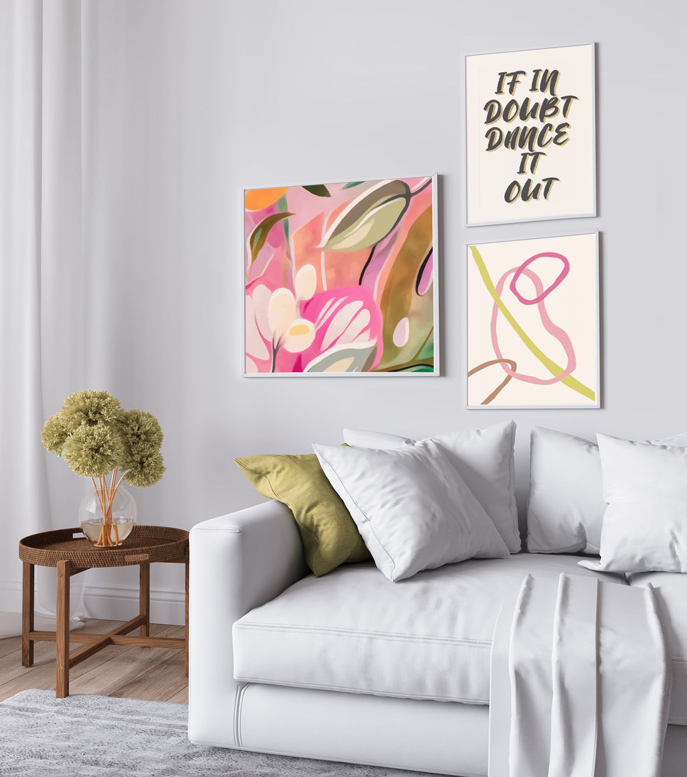 Dance It Out Typography Wall Art
