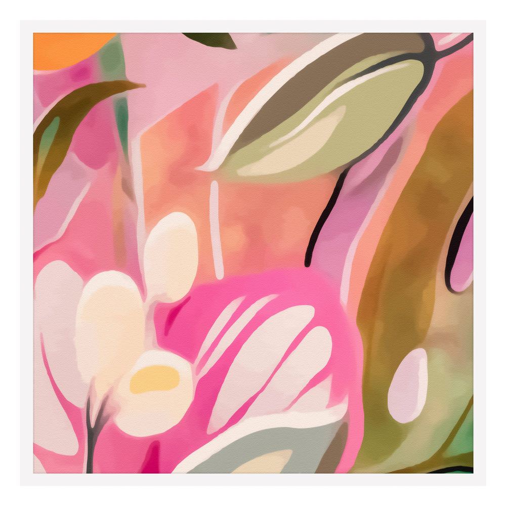 Bright Bouquet Colourful Abstract Print