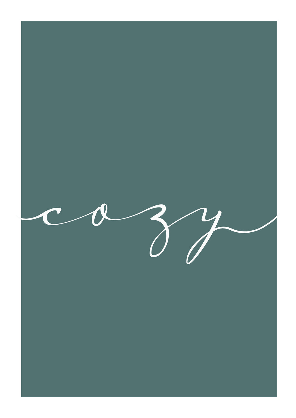 Cozy Graphic Wall Art Print