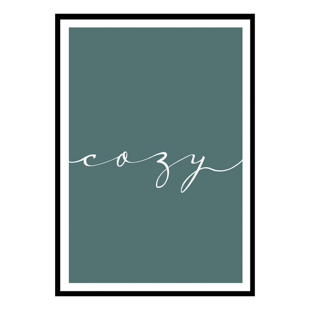 Cozy Graphic Wall Art Print