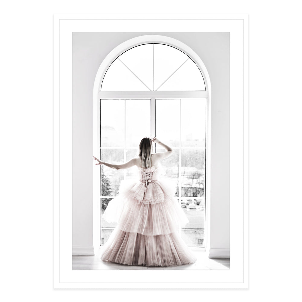 Girl At The Window Photographic Print