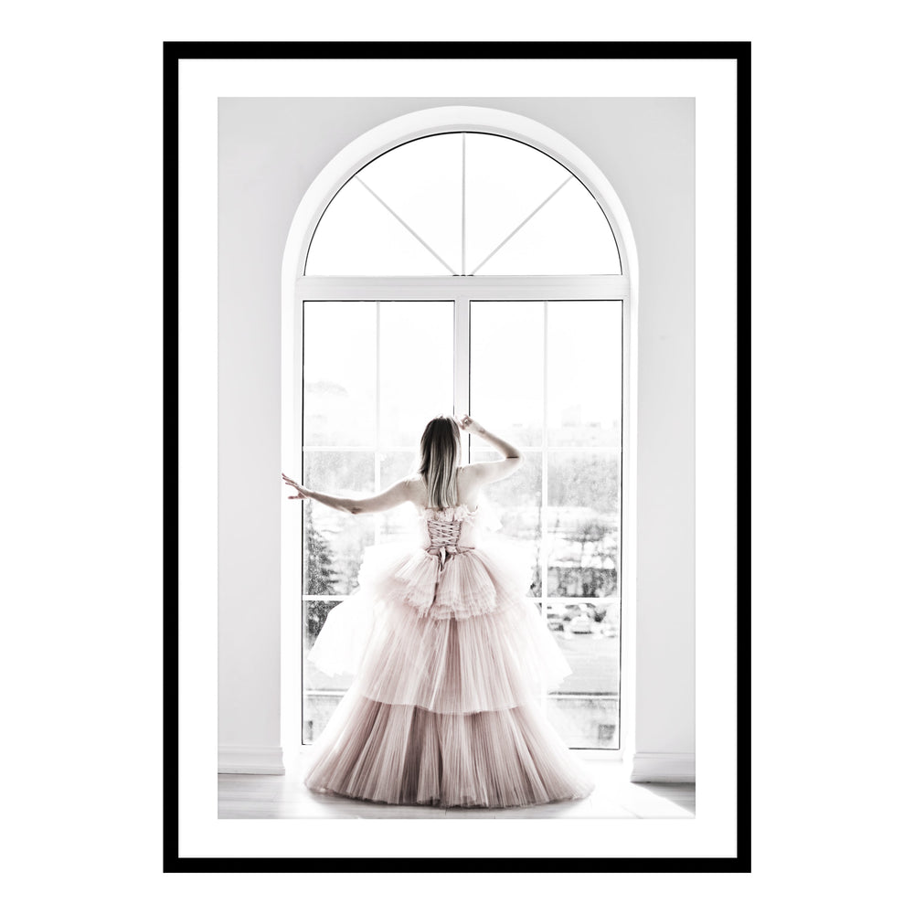 Girl At The Window Photographic Print