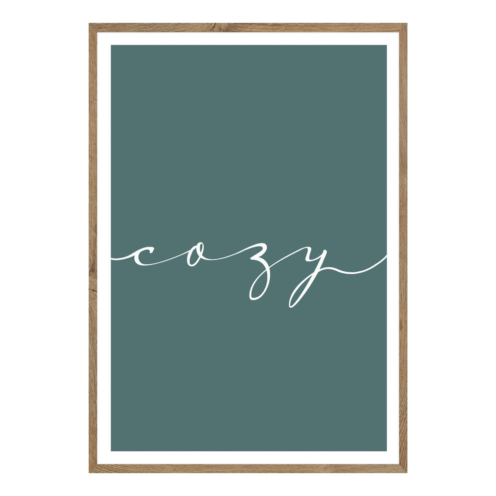Cozy Graphic Wall Art Print
