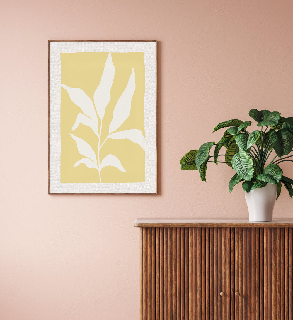 Lemon Leaf Abstract Wall Art