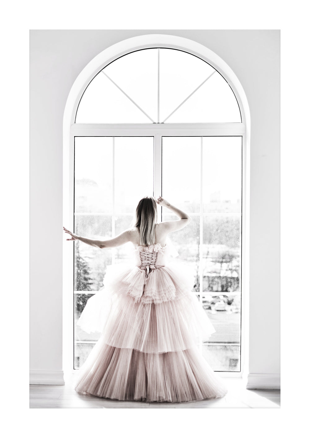 Girl At The Window Photographic Print